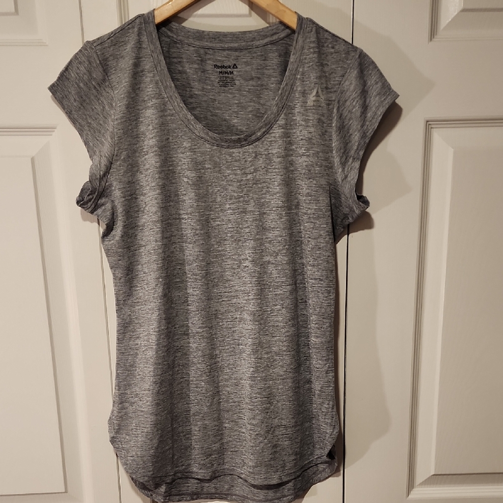 Reebok Heather Gray Women's Short Sleeve Tee